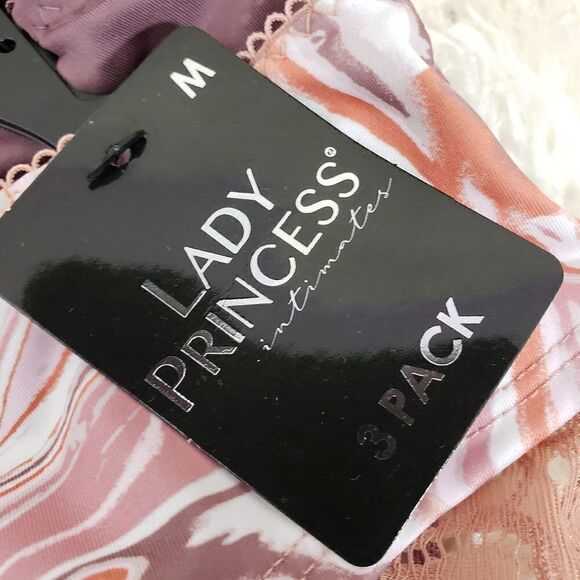 Lady Princess CHEEKY SMALL Multicolor 3 Pack  of panties super cute Intimates - Picture 4 of 6